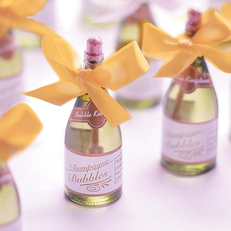 Adodotoe Gold Twist Tie Bows, 100 Pcs Satin Twist Tie Bows for Treat Bag Satin Ribbon Tie Bows for Tying Up Packages Present Bags Bakery Candy Bags Decorating Ribbon Bow Gift Wrap Bows - Image 5